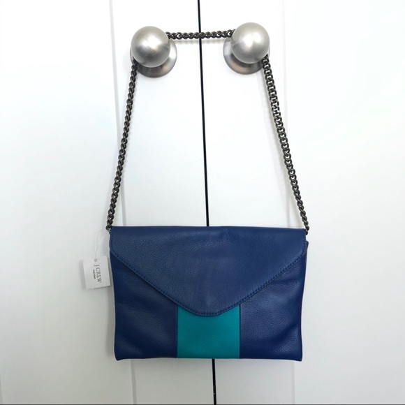 J. Crew Factory Handbags - ❌SOLD❌NEW | J Crew Leather Clutch Shoulder Handbag